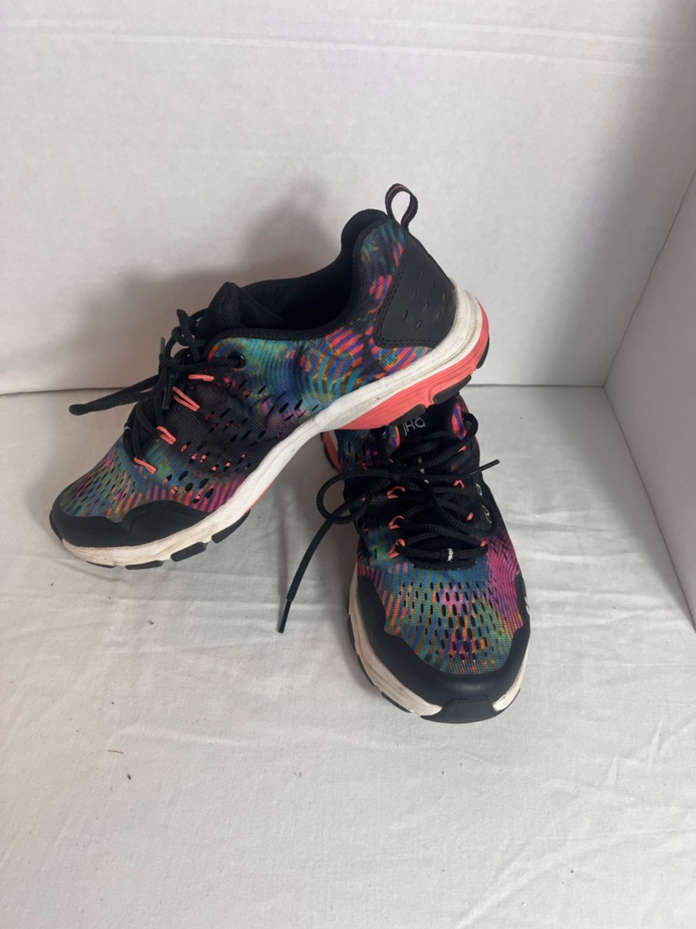 Ryka Black Multicolor Mesh Athletic Walking Sneakers - Picture 2 of 12